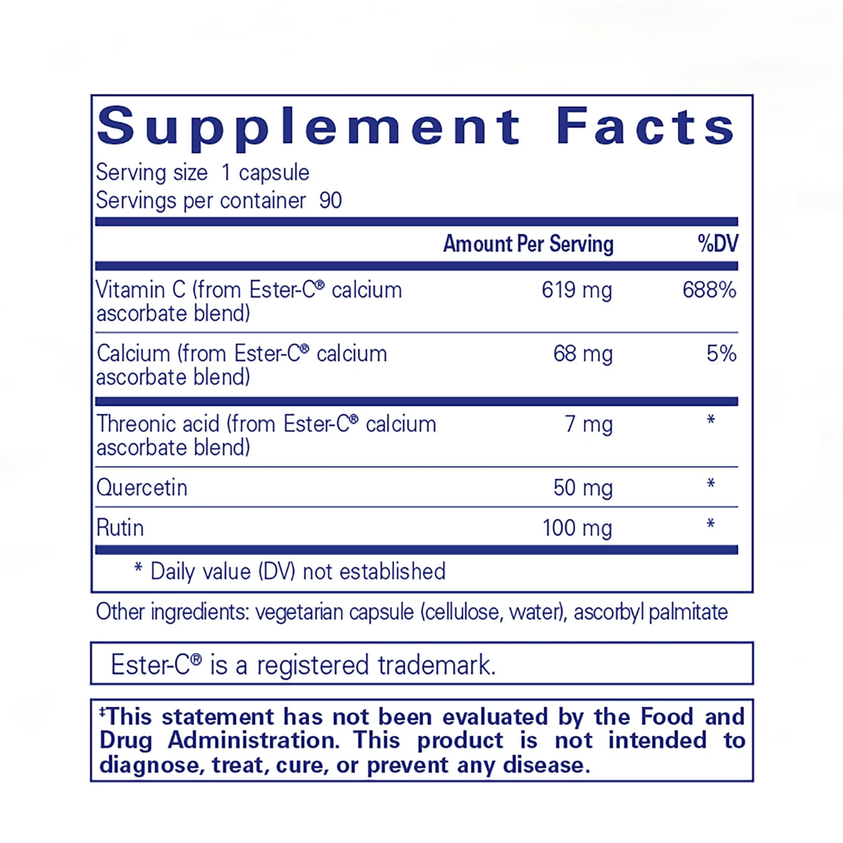 Ester-C & flavonoids by Pure Encapsulations