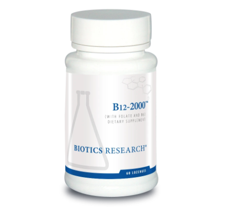 B12 2000 Lozenges by Biotics Research