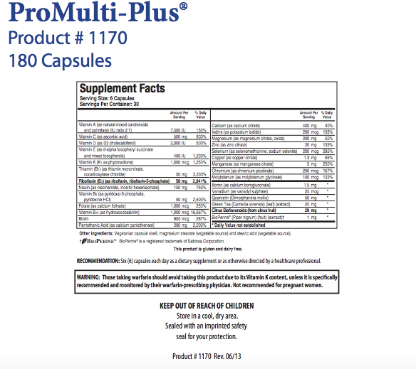ProMulti-Plus by Biotics Research