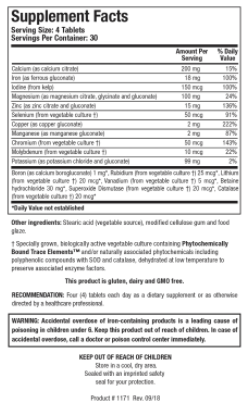 Multi-Mins (360 ct) by Biotics Research