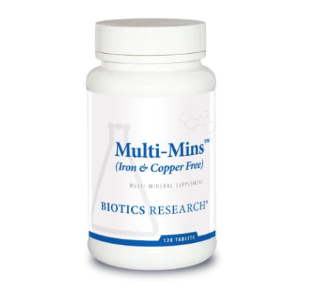 Multi-Mins Fe & Cu Free (120 ct) by Biotics Research