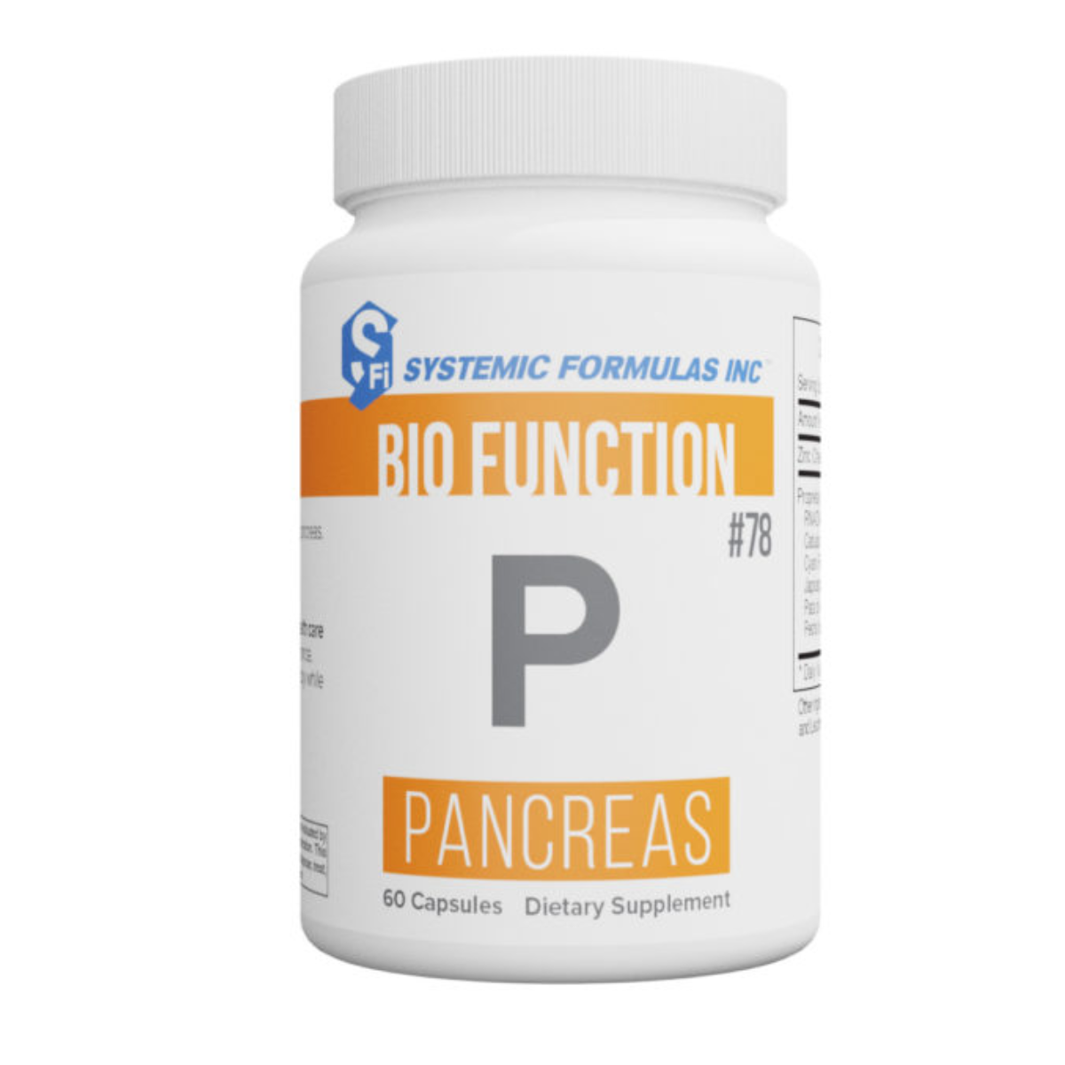 P - Pancreas by Systemic Formulas
