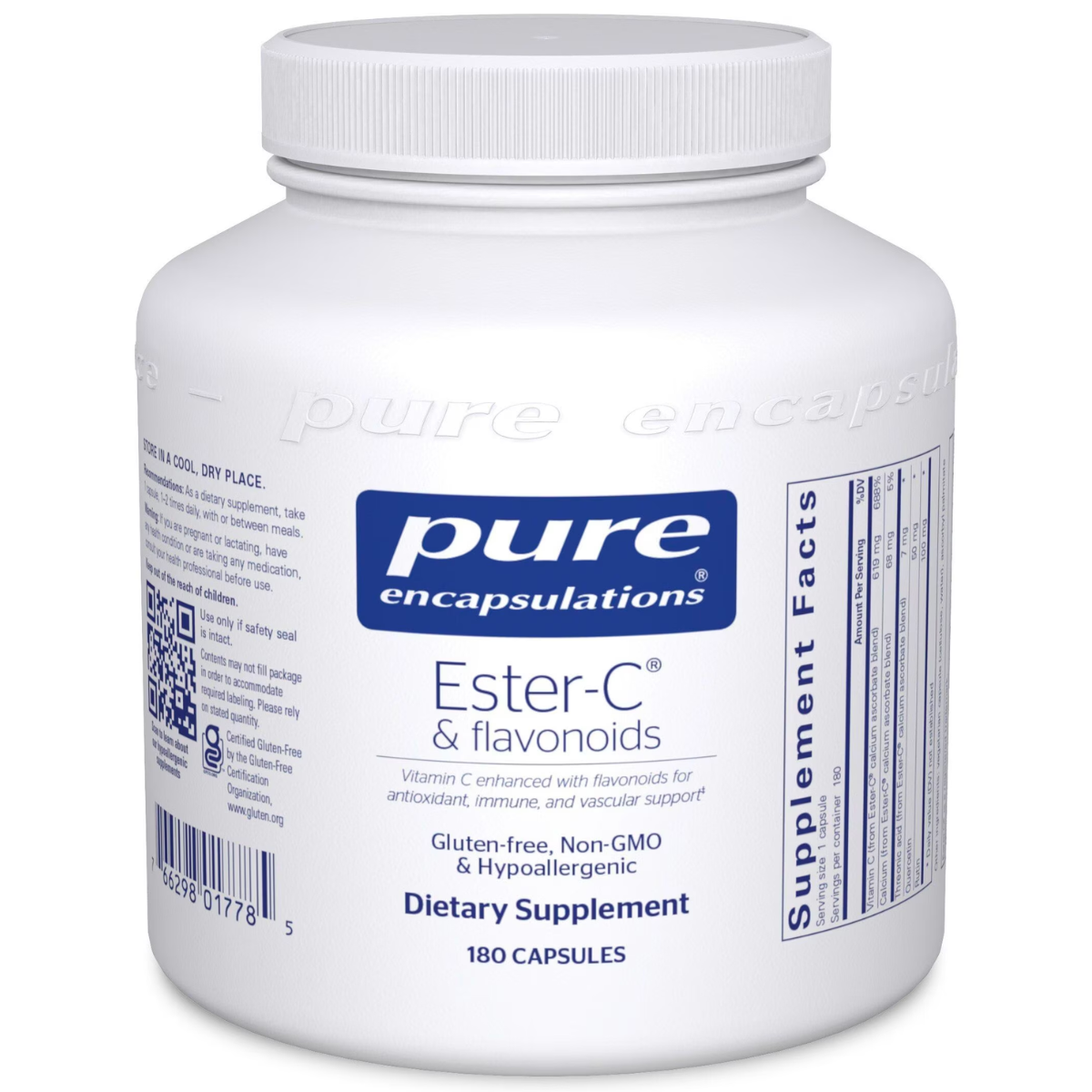 Ester-C & flavonoids by Pure Encapsulations 180 capsules