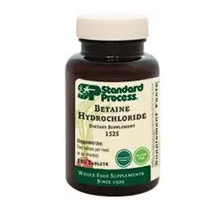 Betaine Hydrochloride (180 tablets) by Standard Process