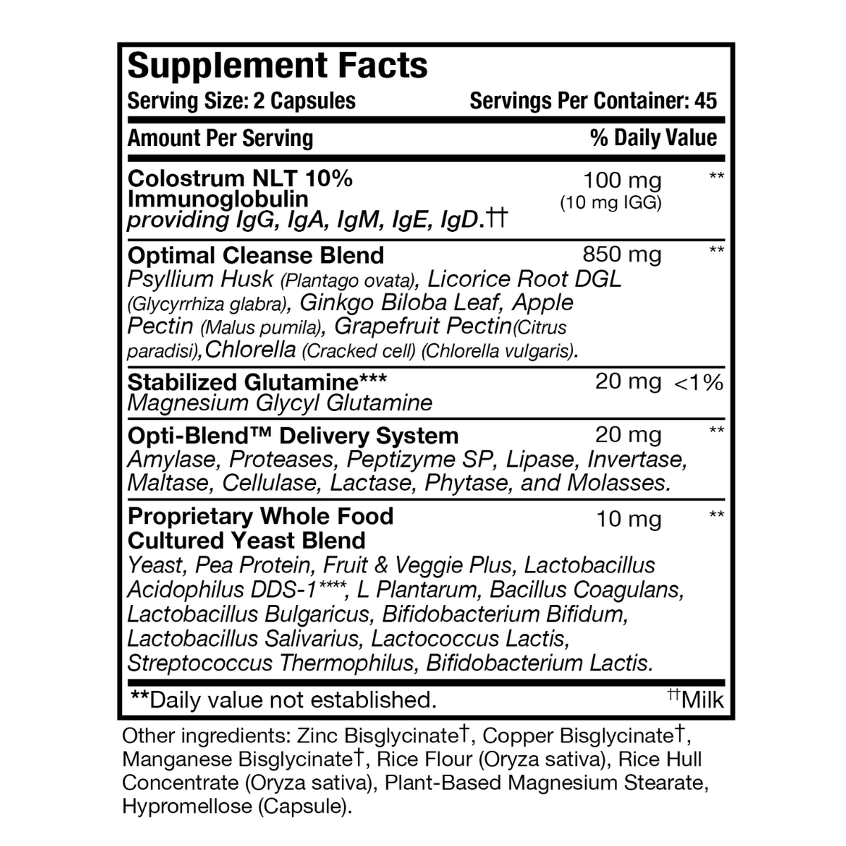 Opti GI 90 ct by Optimal Health Systems