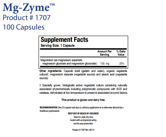 Mg-Zyme by Biotics Research