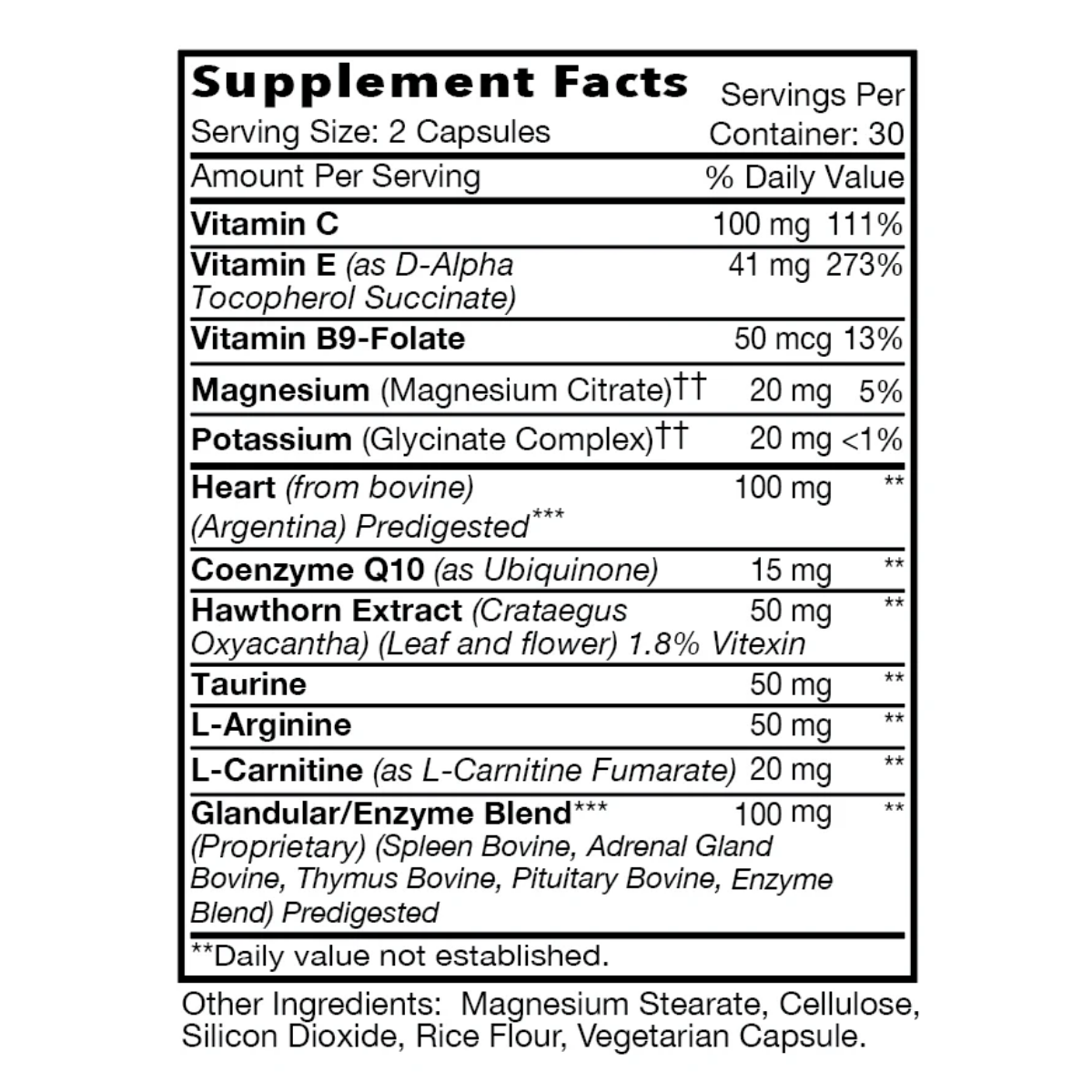 Opti Heart 60 ct by Optimal Health Systems