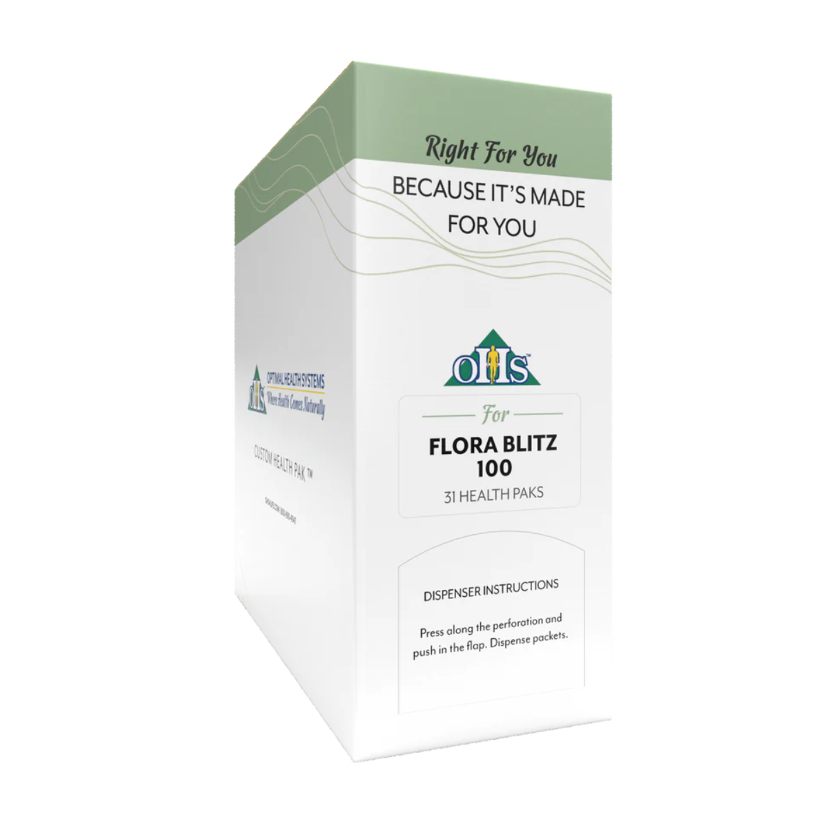 Flora Blitz 100 Custom Health Pak 30 ct by Optimal Health Systems