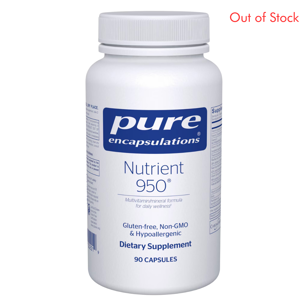 Nutrient 950 by Pure Encapsulations (90 Capsules)