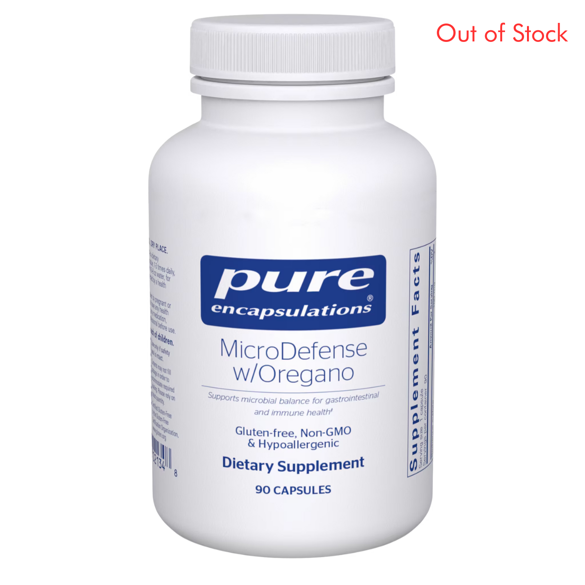 MicroDefense with Oregano by Pure Encapsulations (90 Capsules)