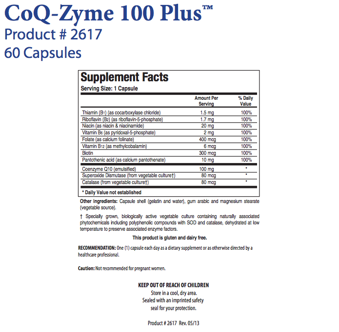 CoQ-Zyme 100 Plus by Biotics Research