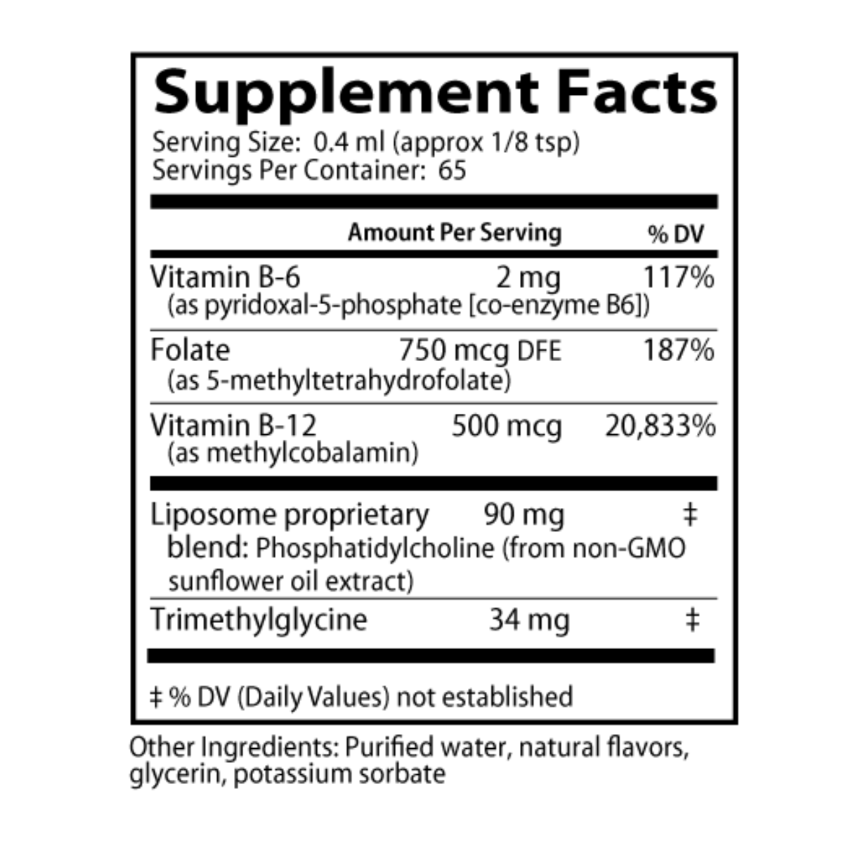 Liposomal Methyl B 26 ML by DesBio