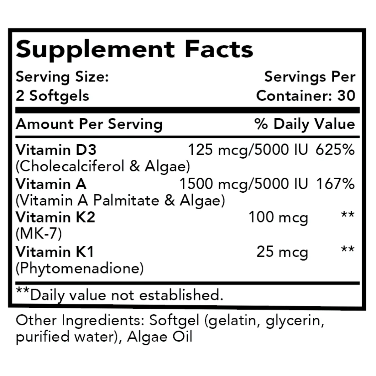 Essential DAK1K2 60 ct by Optimal Health Systems