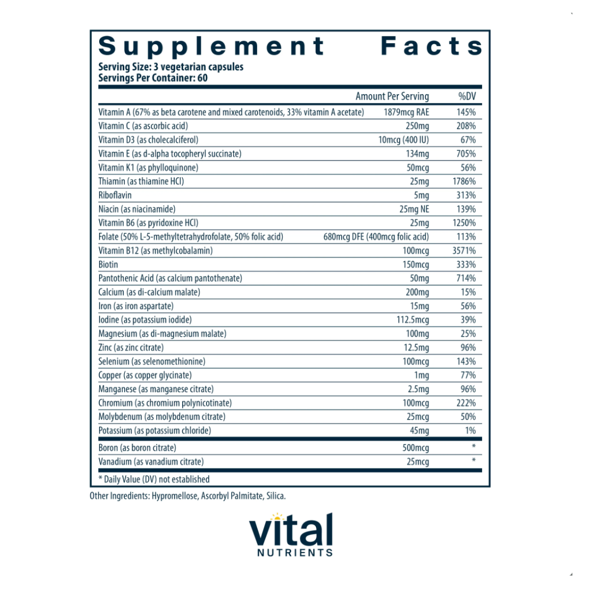 PreNatal Multi-Nutrients by Vital Nutrients