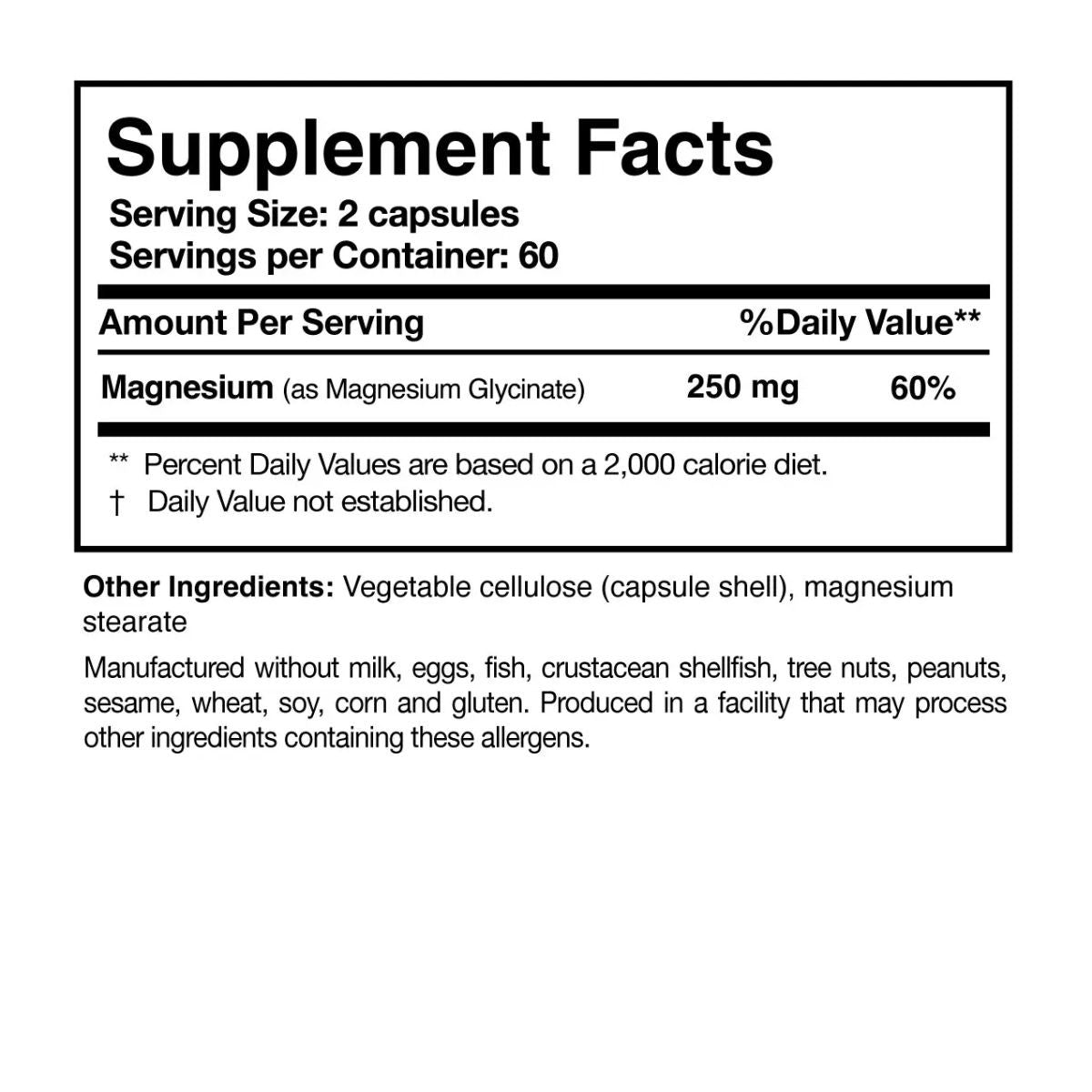 Magnesium Glycinate by Researched Nutritionals