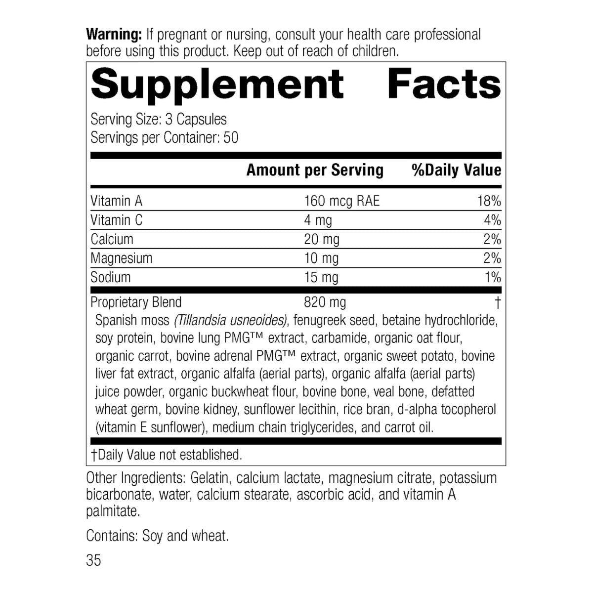 Allerplex (150 capsules) by Standard Process