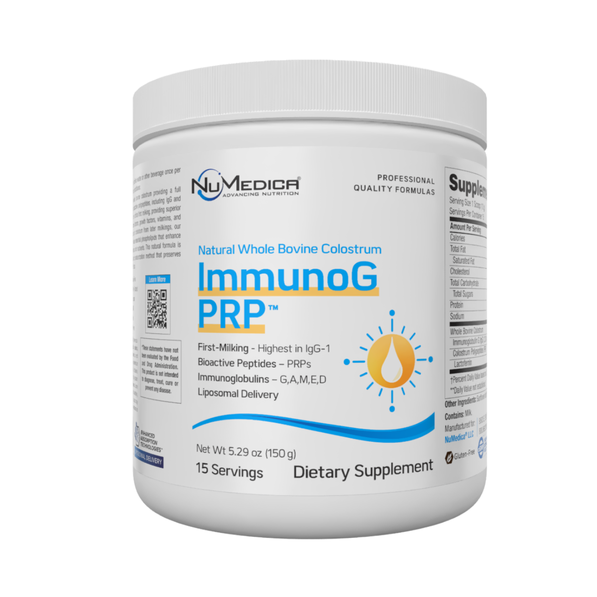 ImmunoG PRP Powder Natural by NuMedica