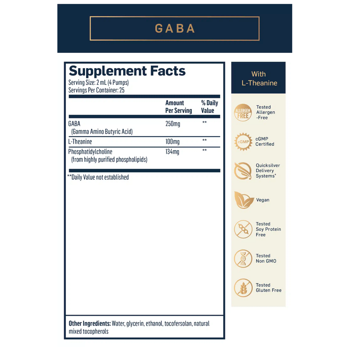 GABA + L-Theanine by Quicksilver Scientific