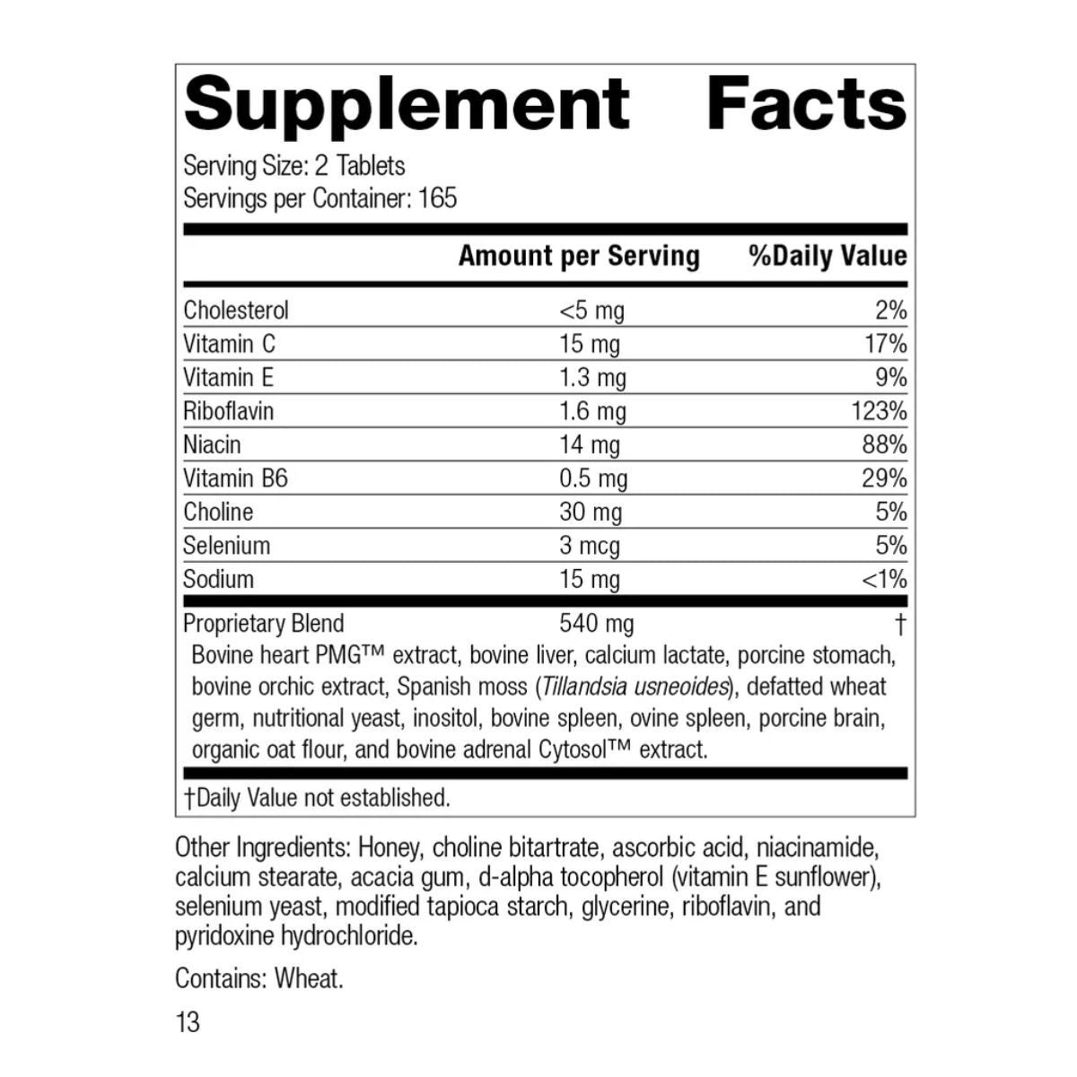 Cardio Plus (330 tablets) by Standard Process