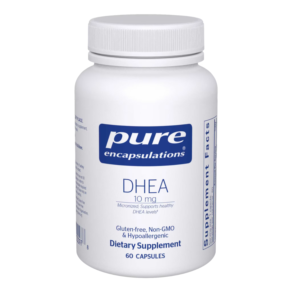 DHEA 10mg 60 capsules  by Pure Encapsulations