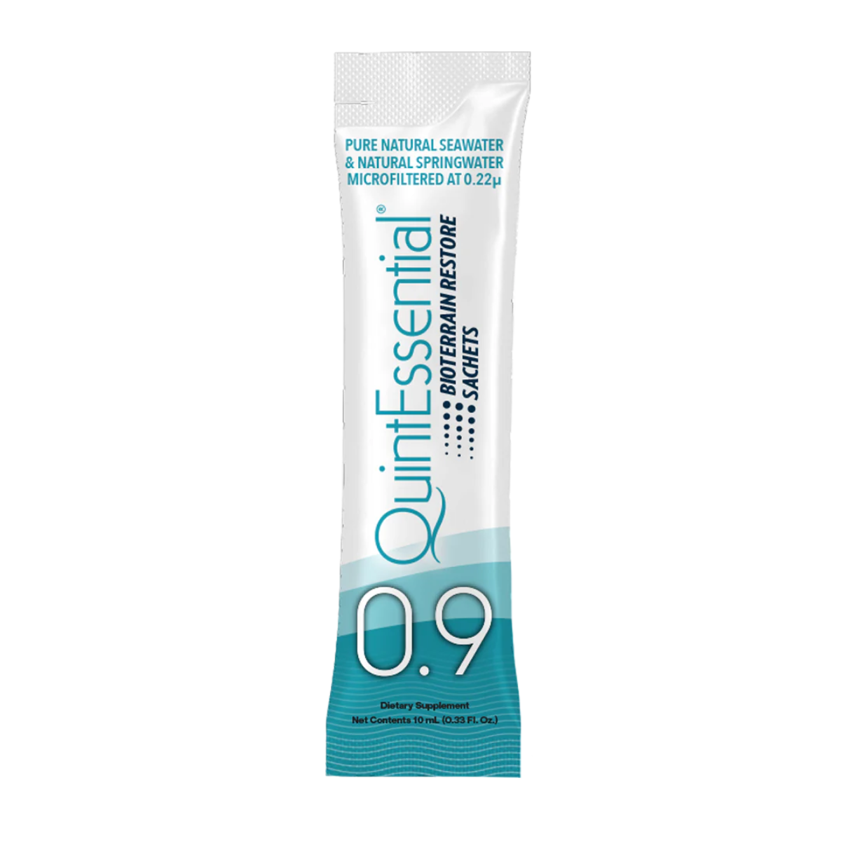 Quintessential 0.9 Box of 30 10mL Sachet by Quicksilver Scientific sachet