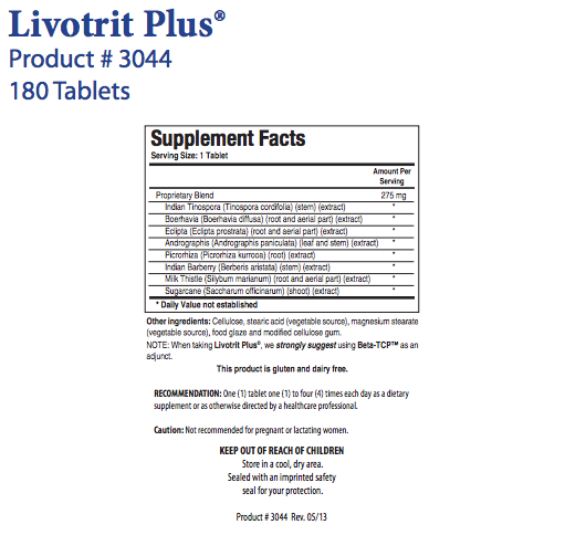 Livotrit Plus by Biotics Research