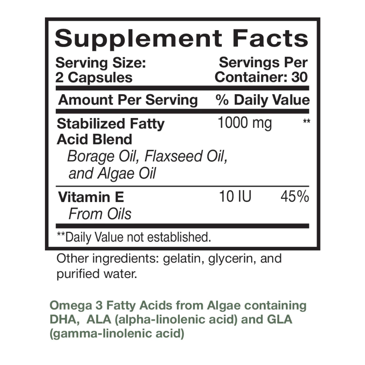 Optimal EFA  Essential Fatty Acids 60 ct by Optimal Health Systems