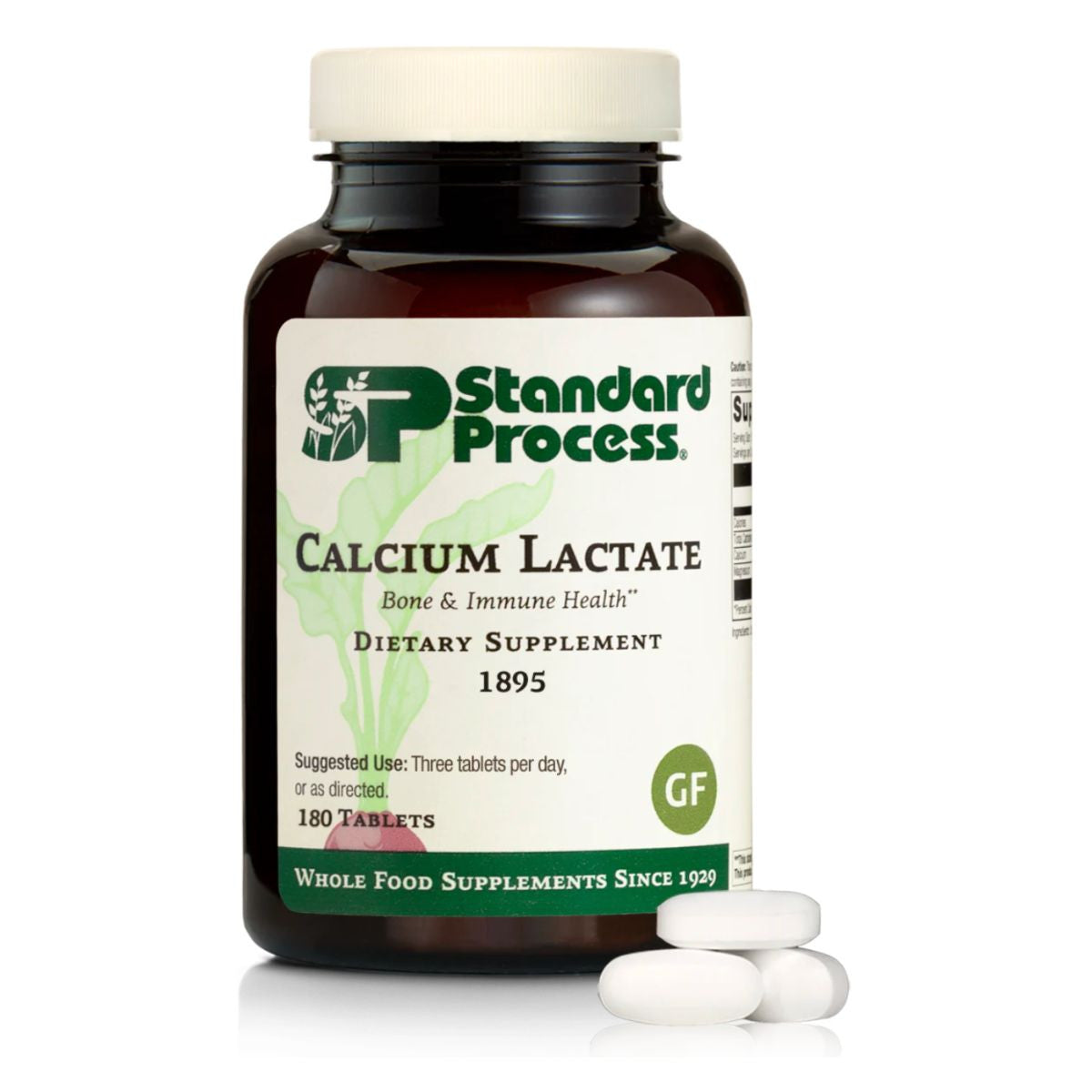 Calcium Lactate (180 tablets) by Standard Process