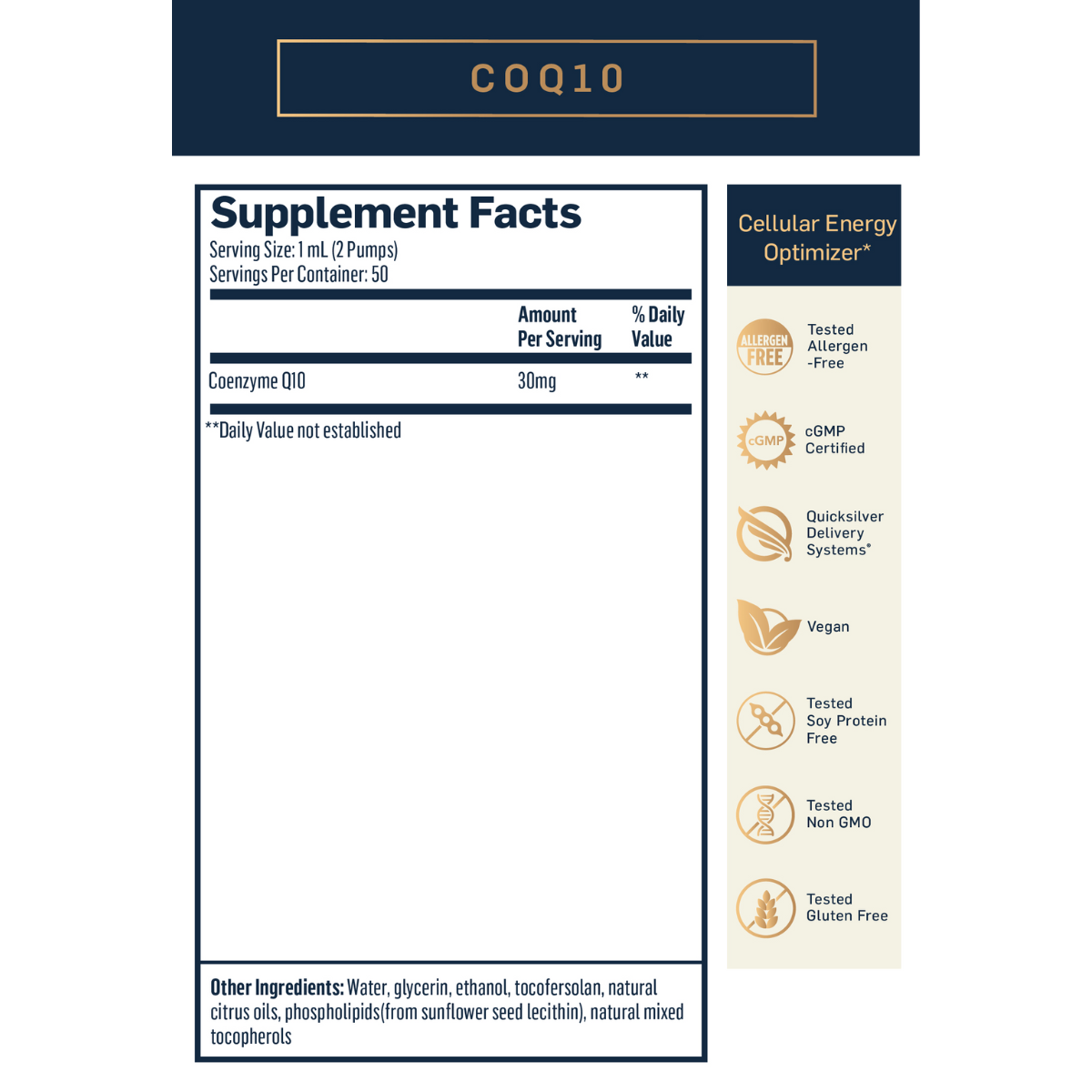 CoQ10 by Quicksilver Scientific