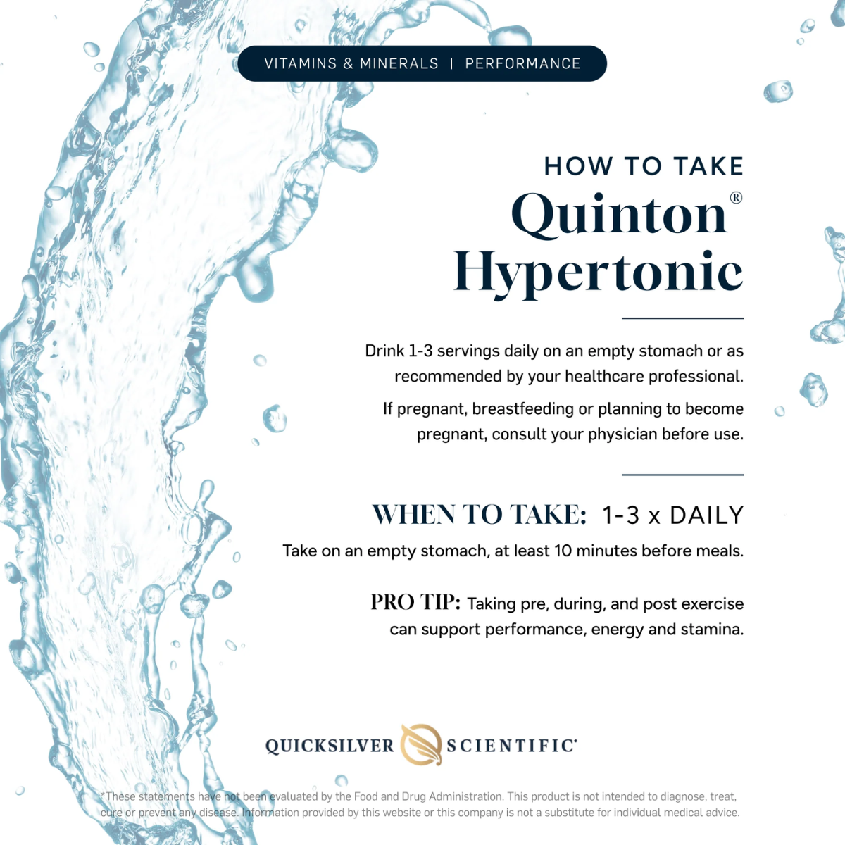 Quinton Hypertonic 3.3 Ampoules by Quicksilver Scientific how to us