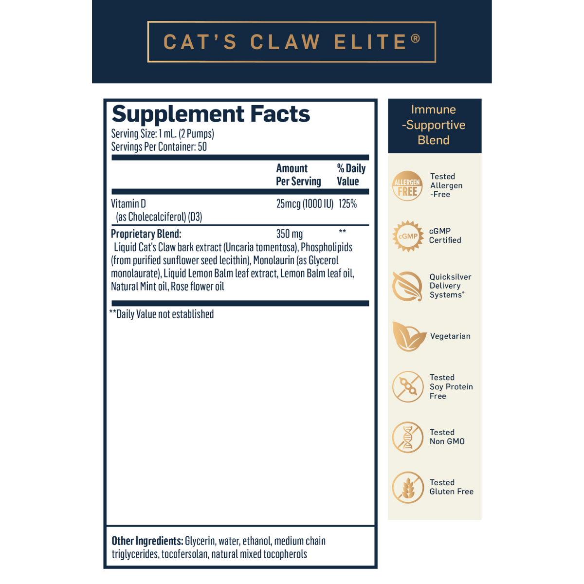 Cat's Claw Elite by Quicksilver Scientific