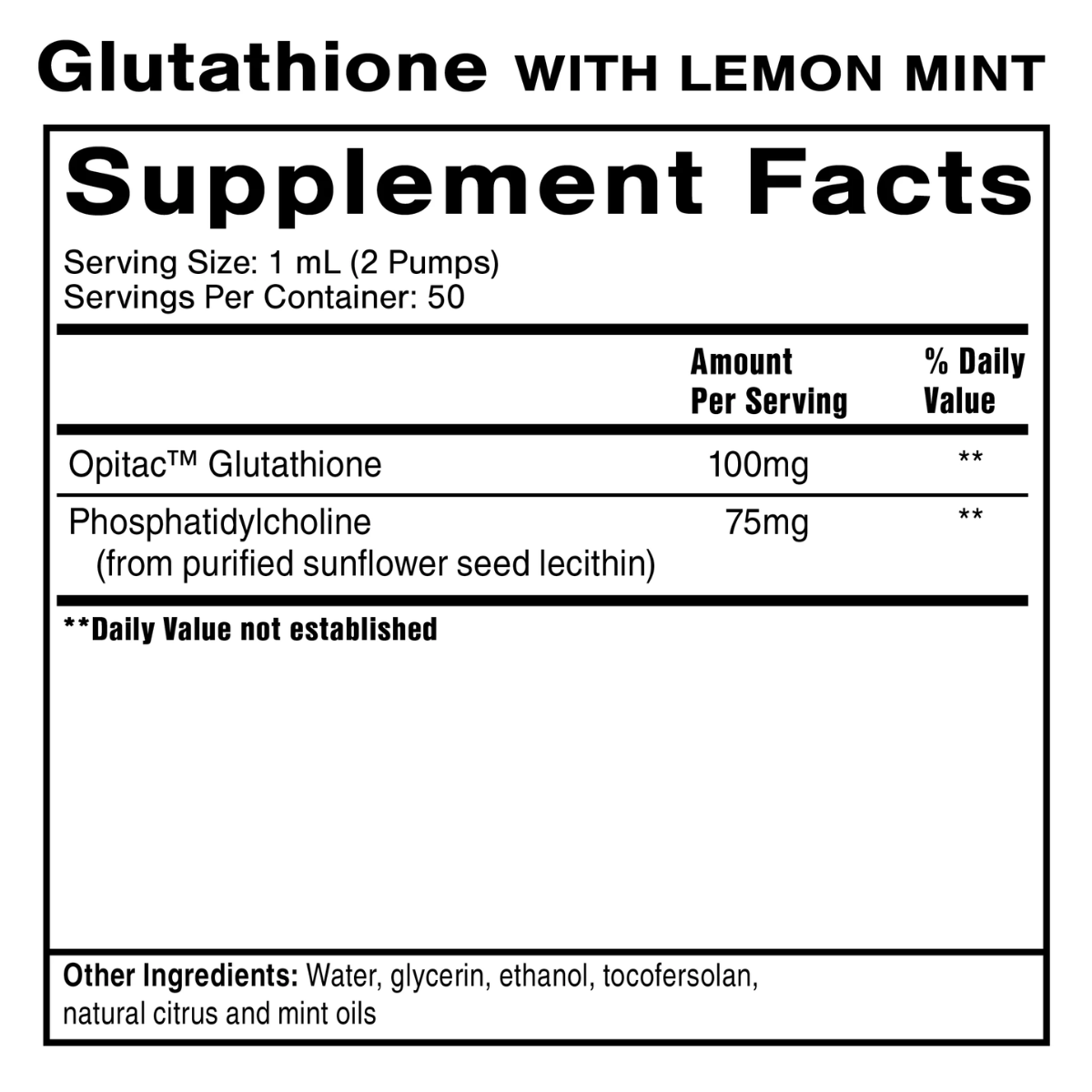 Bio-Age Activate Protocol by Quicksilver Scientific Glutathione with Lemon Mint