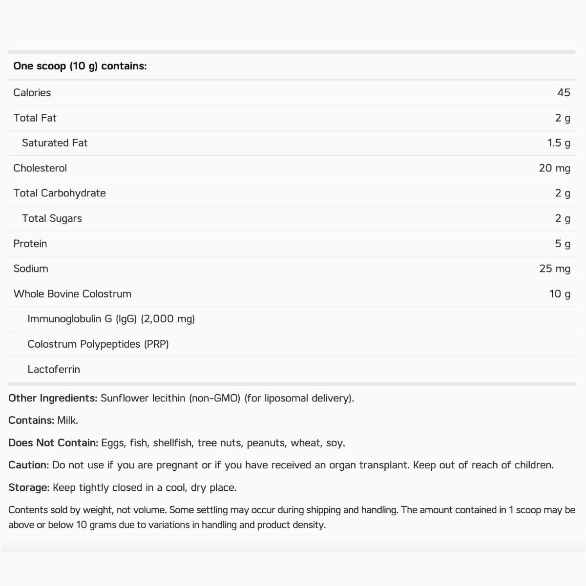 ImmunoG PRP Powder Natural by NuMedica