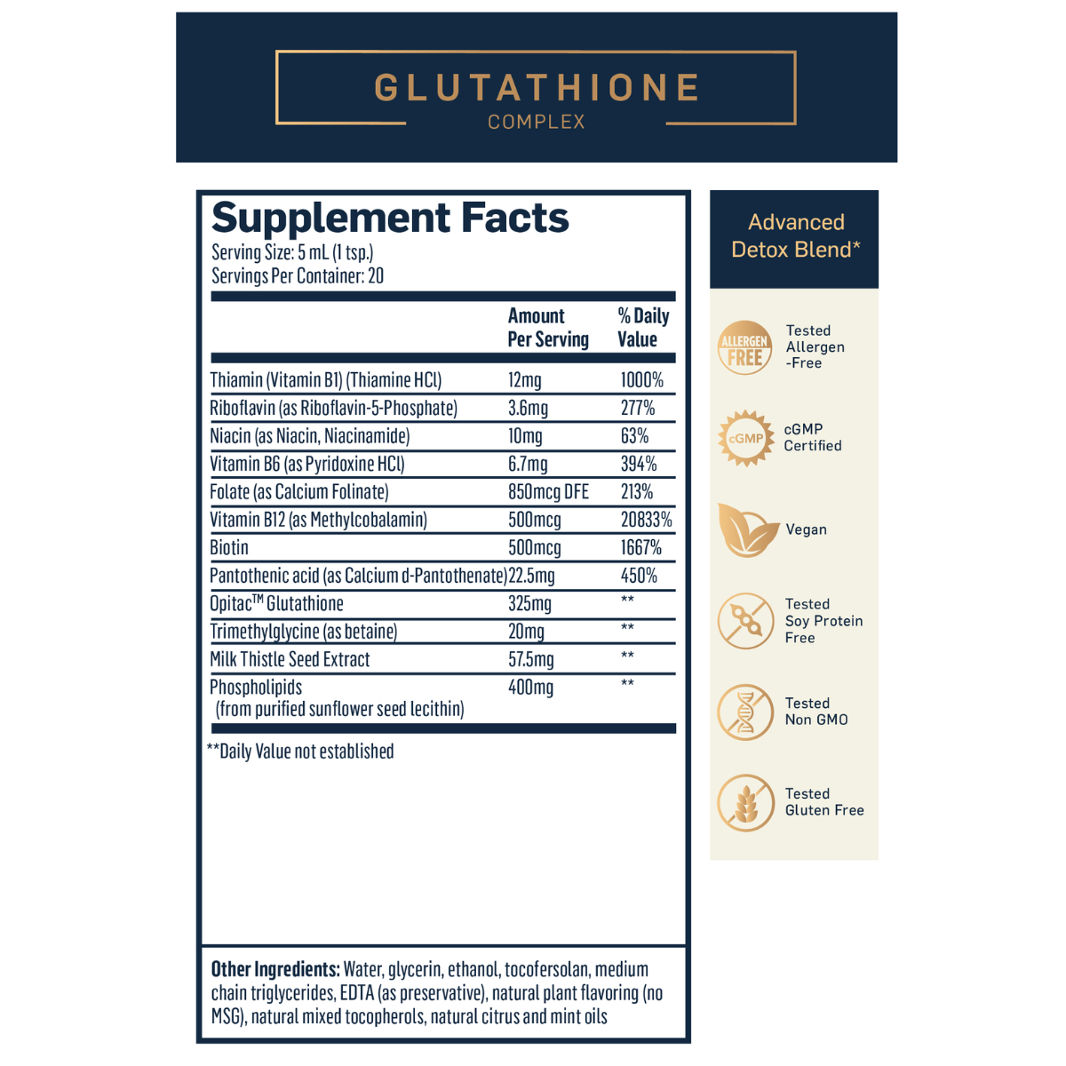 Glutathione Complex by Quicksilver Scientific