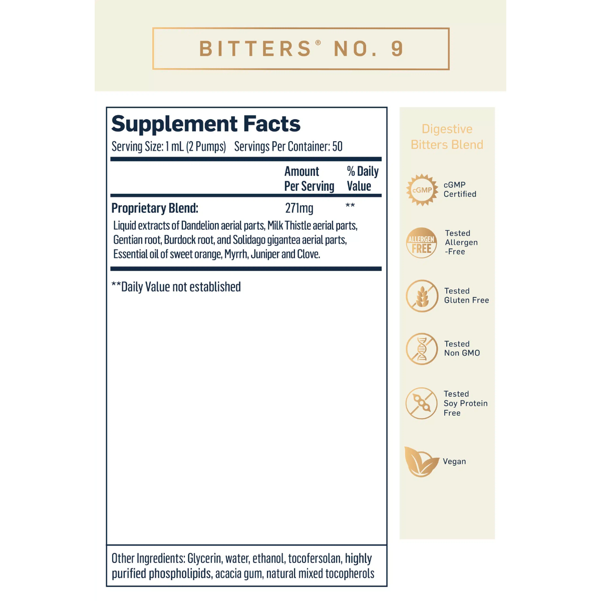 Dr. Shade's Bitters No.9 by Quicksilver Scientific