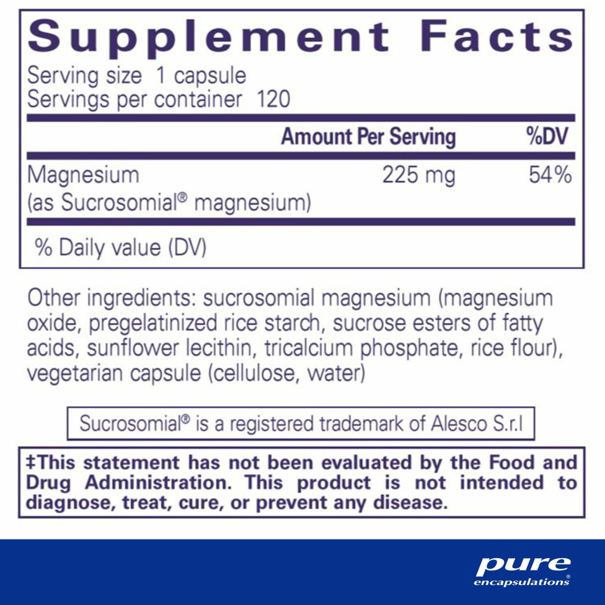 UltraMag Magnesium by Pure Encapsulations