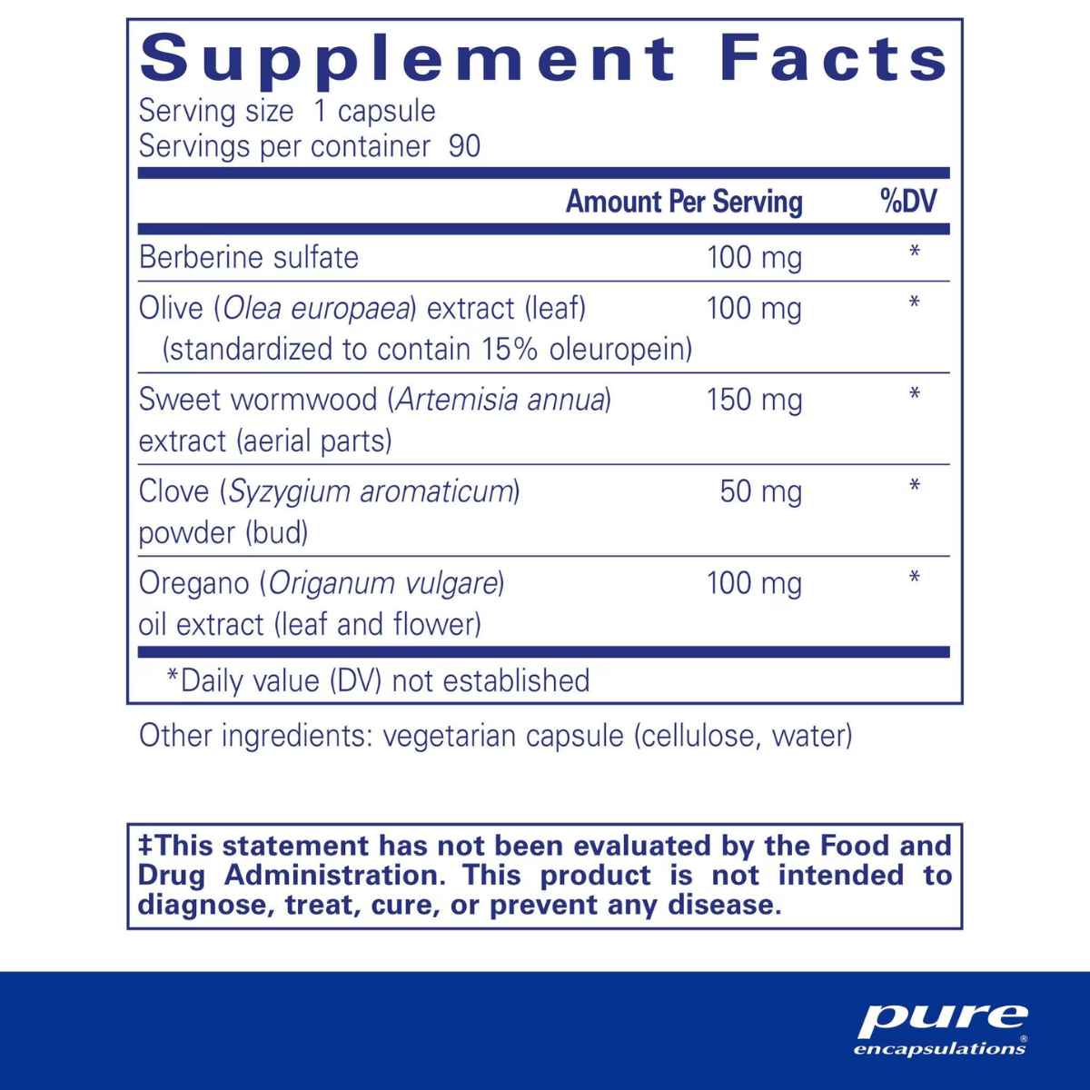 MicroDefense with Oregano by Pure Encapsulations (90 Capsules)