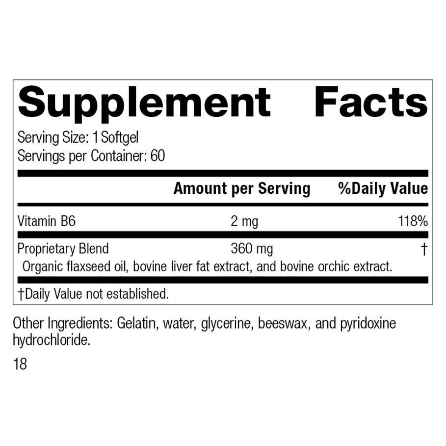 Flax Oil Plus (formerly Cataplex F) 60 softgels by Standard Process