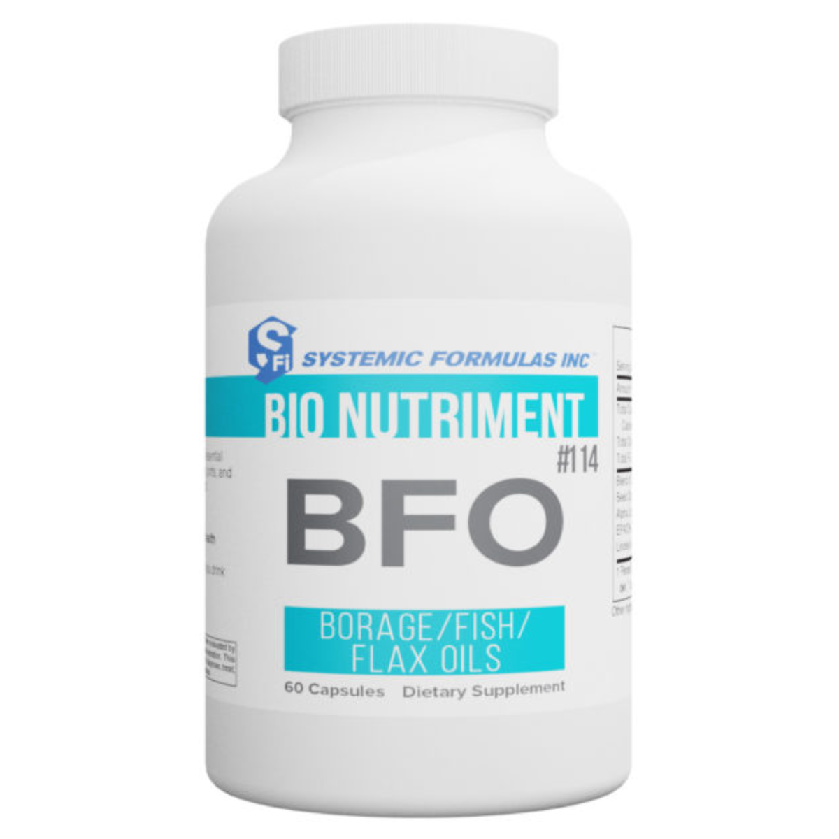 BFO - BORAGE/FLAX/FISH OIL by Systemic Formulas