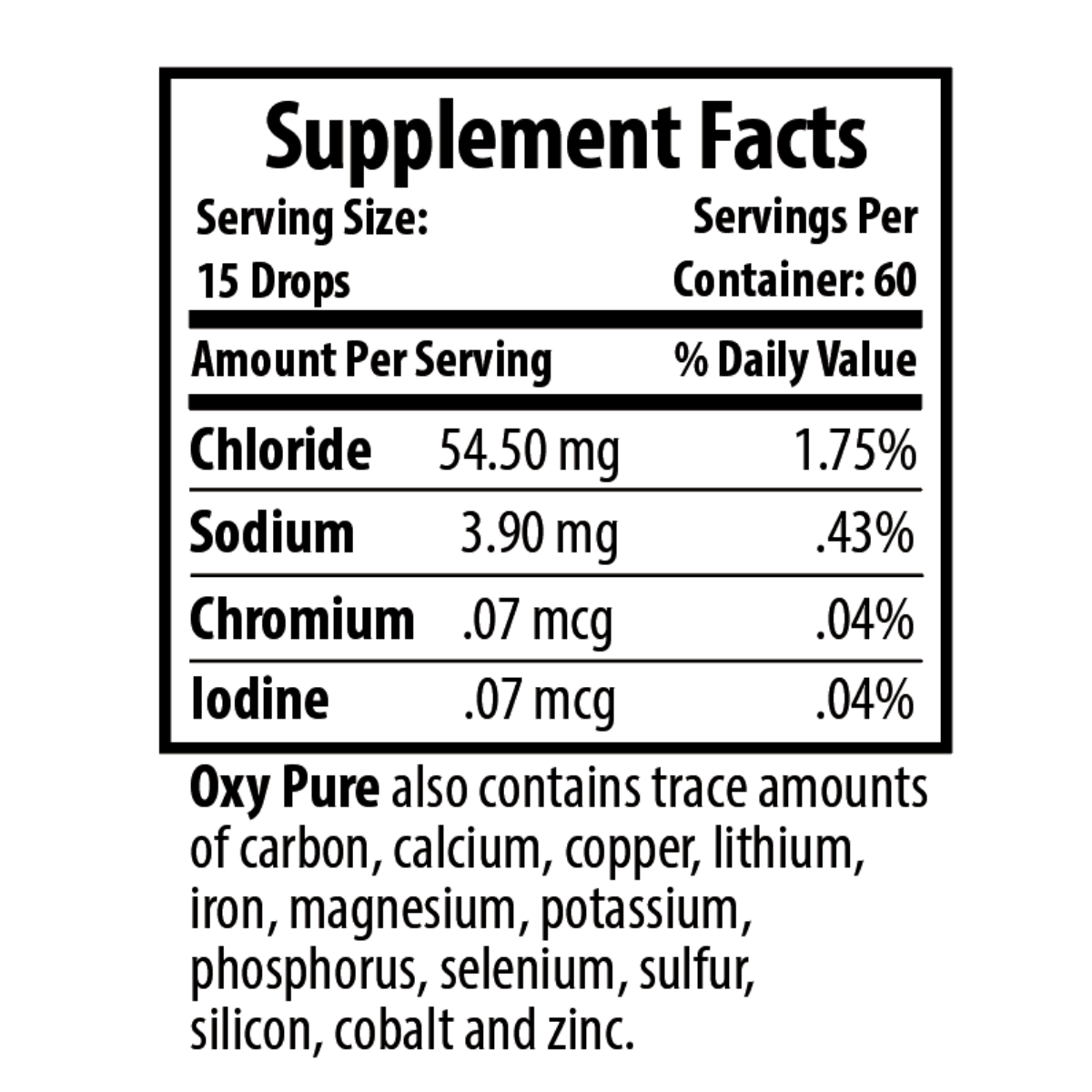 Optimal OxyPure 2 oz by Optimal Health Systems