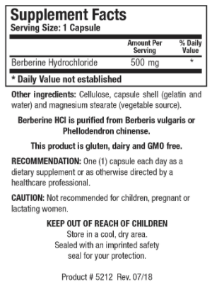 Berberine HCL by Biotics Research