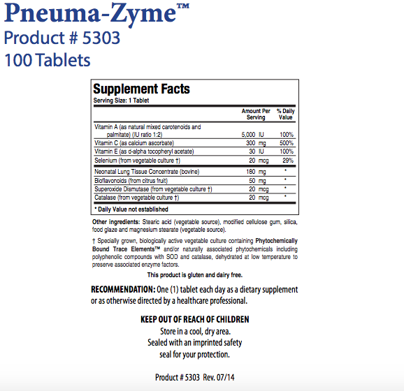 Pneuma-Zyme by Biotics Research