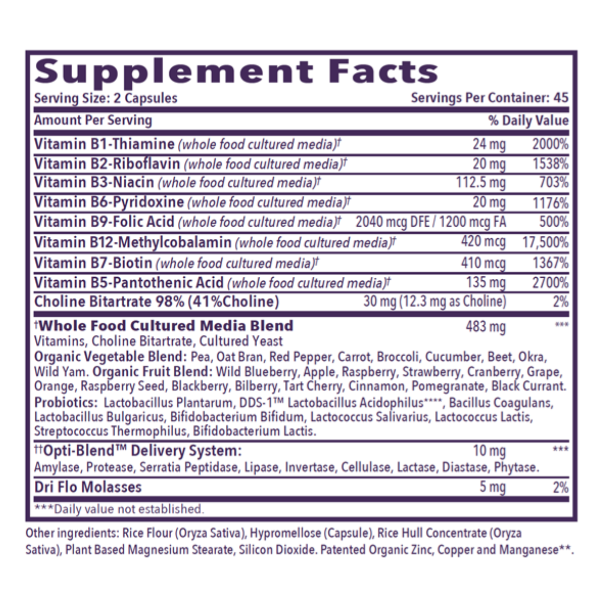 Opti Methyl-B 90 ct by Optimal Health Systems