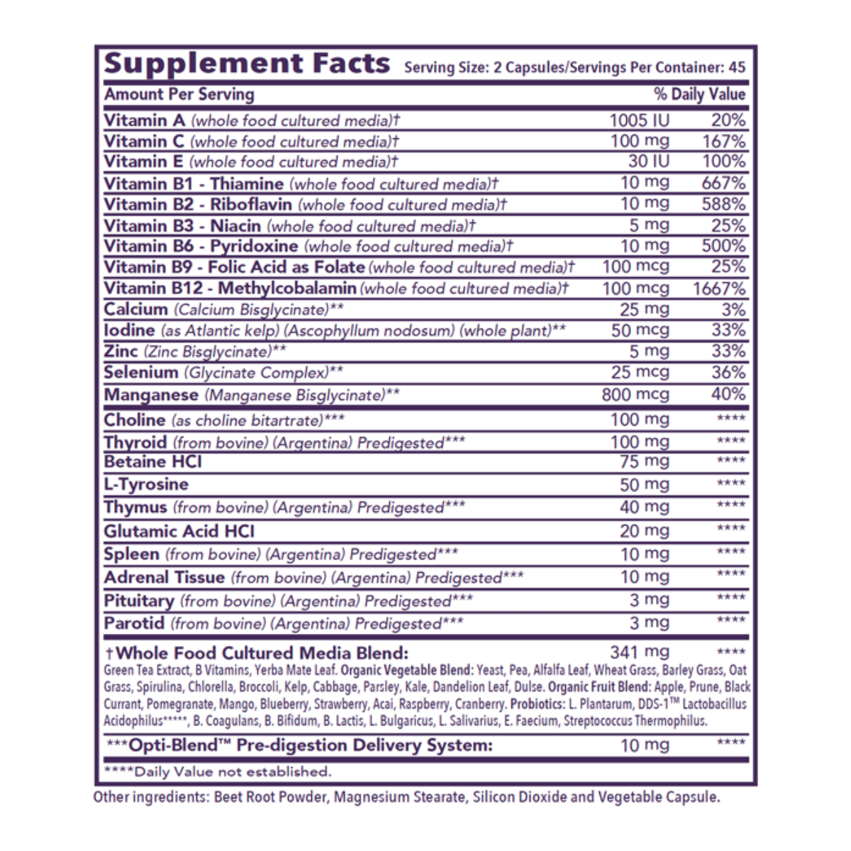 Opti Thyroid 90 ct by Optimal Health Systems