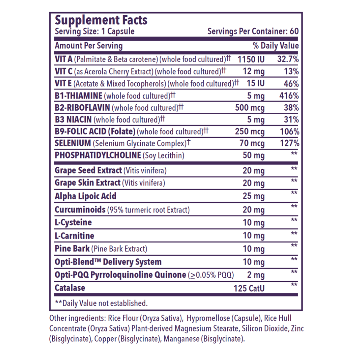 Opti MitoForce 60 ct by Optimal Health Systems