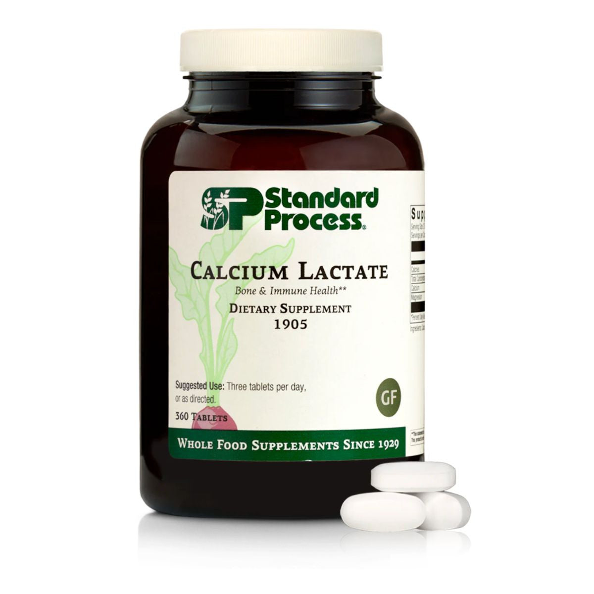 Calcium Lactate (360 tablets) by Standard Process