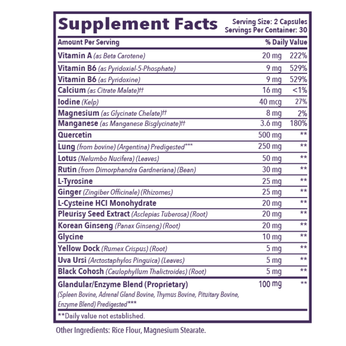 Opti Lung 60 ct by Optimal Health Systems