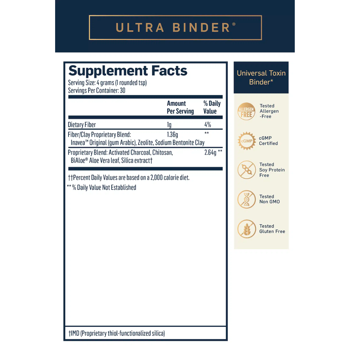 Ultra Binder Powder by Quicksilver Scientific
