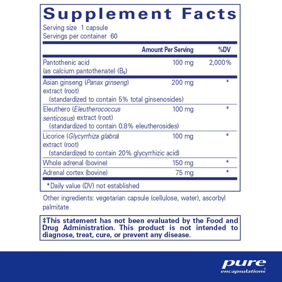 ADR Formula 60 capsules by Pure Encapsulations