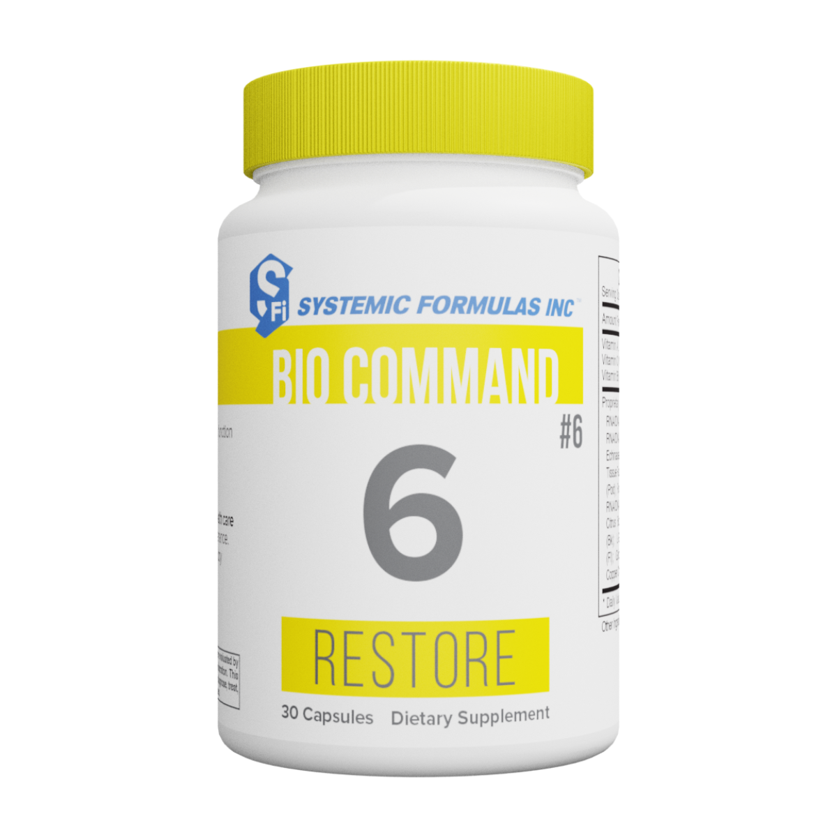 6 – Restore provides essential nutritional support to enhance the body’s natural cell repair and healing processes. 
